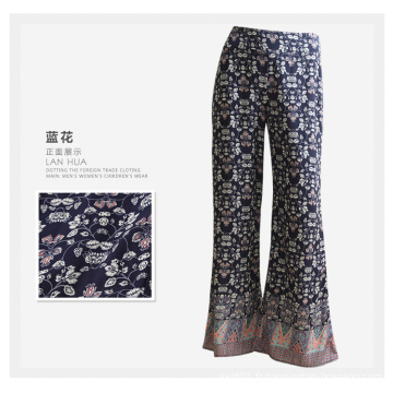 Vente en gros New Arrival Tribal Print Rayon Women Pants